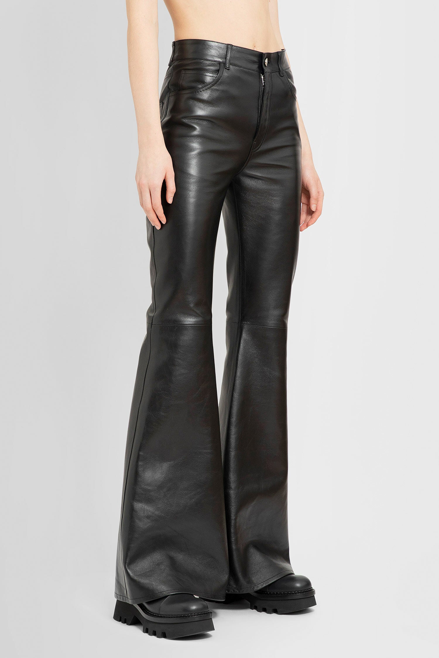 CHLOÉ WOMAN BLACK TROUSERS