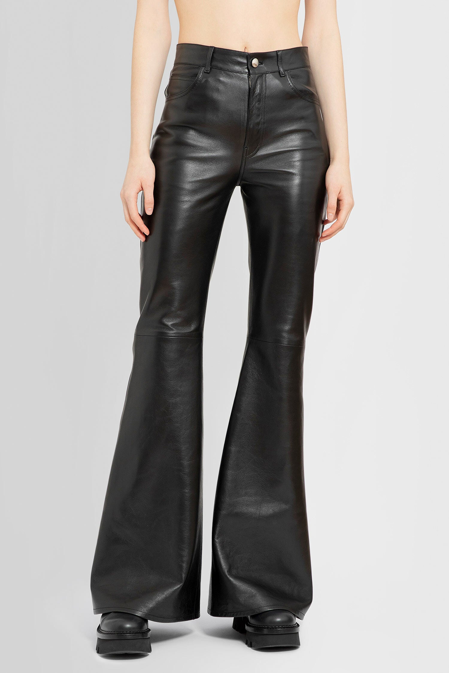 CHLOÉ WOMAN BLACK TROUSERS