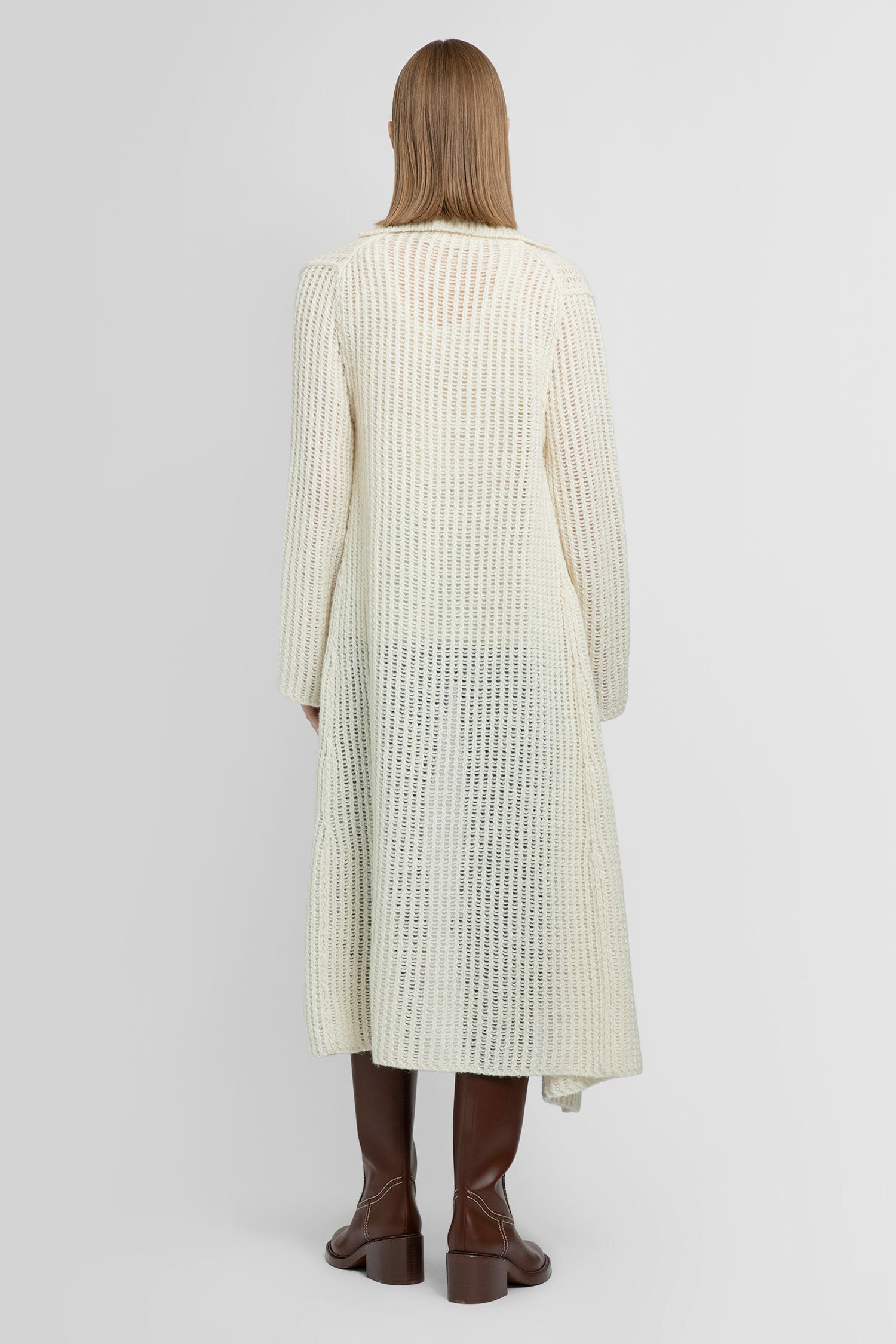 CHLOÉ WOMAN OFF-WHITE KNITWEAR