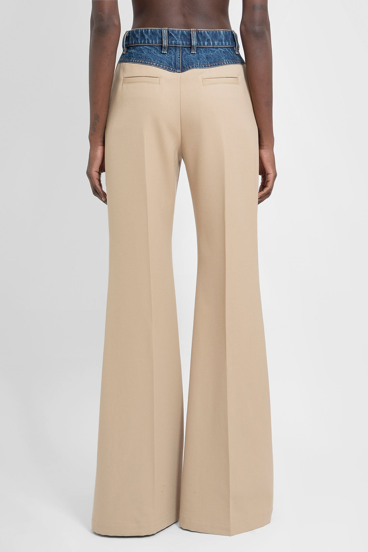 CHLOÉ WOMAN BEIGE TROUSERS