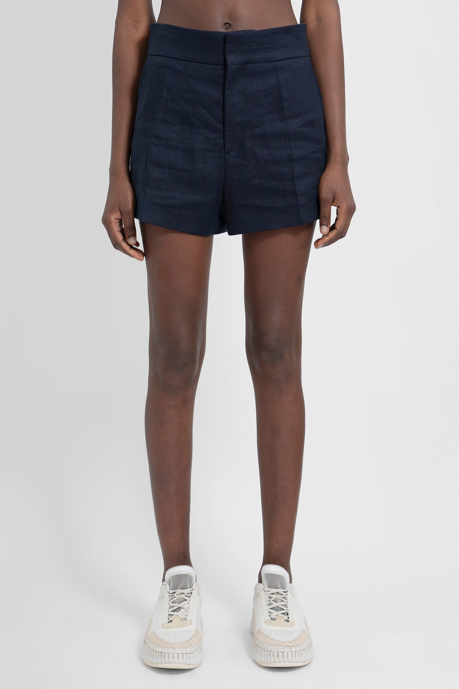 CHLOÉ WOMAN BLUE SHORTS