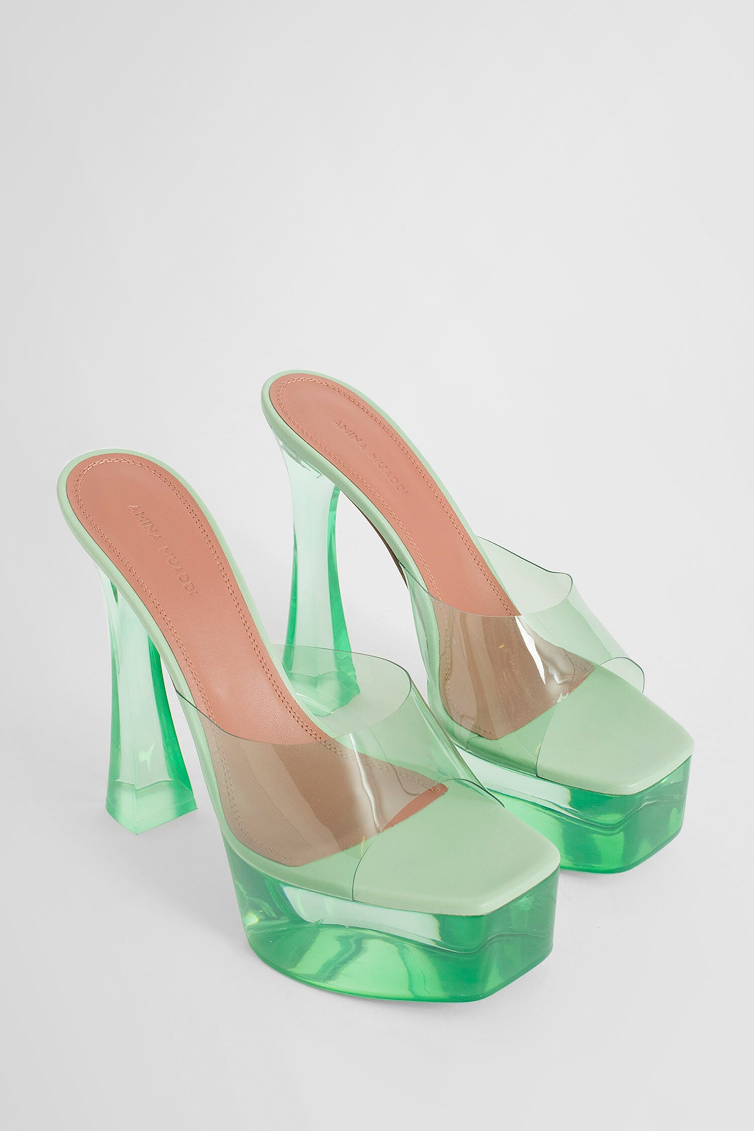 AMINA MUADDI WOMAN GREEN MULES