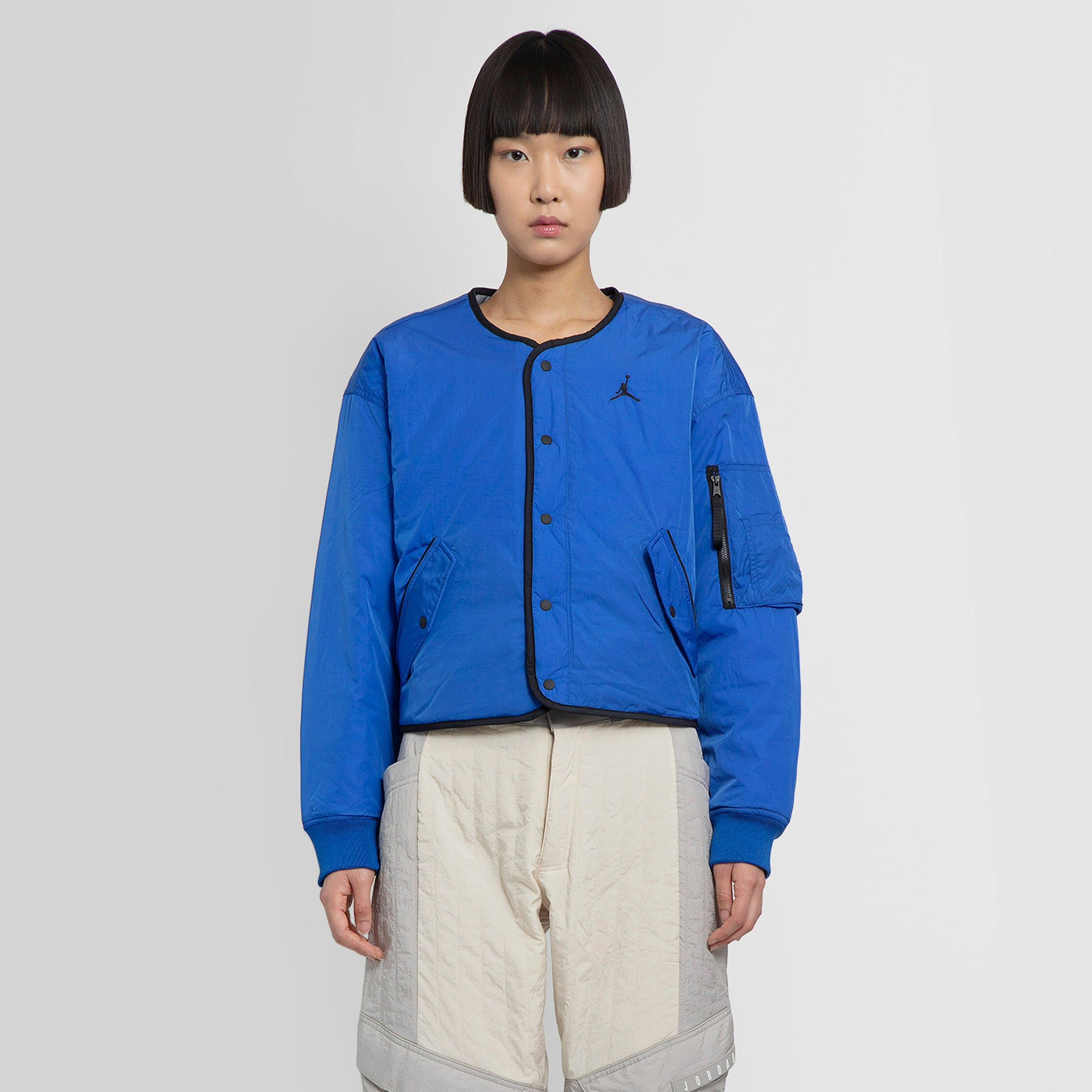 NIKE WOMAN BLUE JACKETS - NIKE - JACKETS | Antonioli