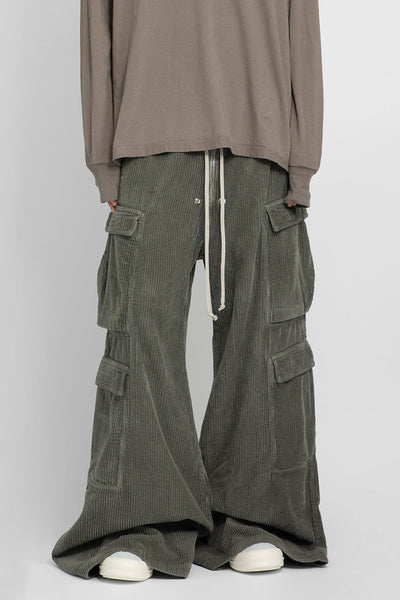 RICK OWENS MAN BLUE TROUSERS - RICK OWENS - TROUSERS | Antonioli