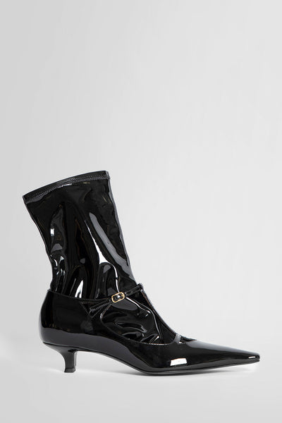 THE ROW WOMAN BLACK BOOTS