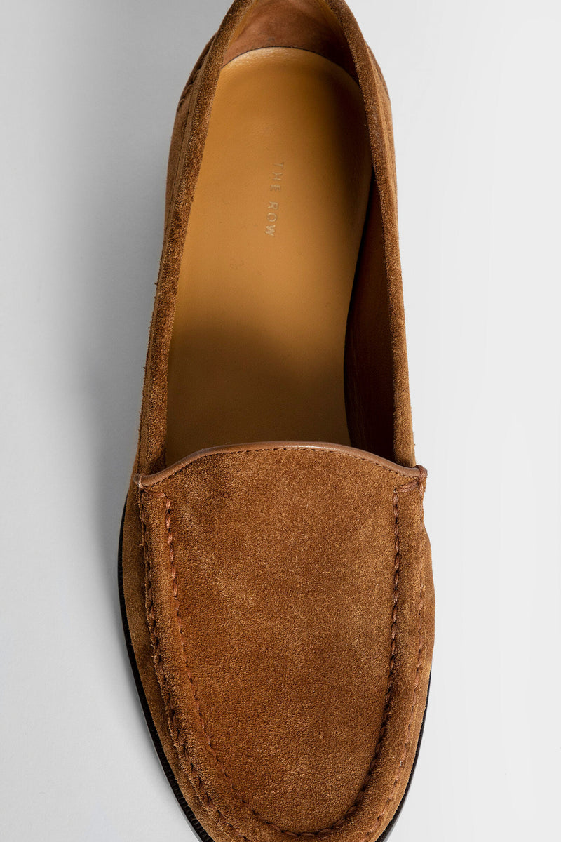 THE ROW WOMAN BROWN LOAFERS