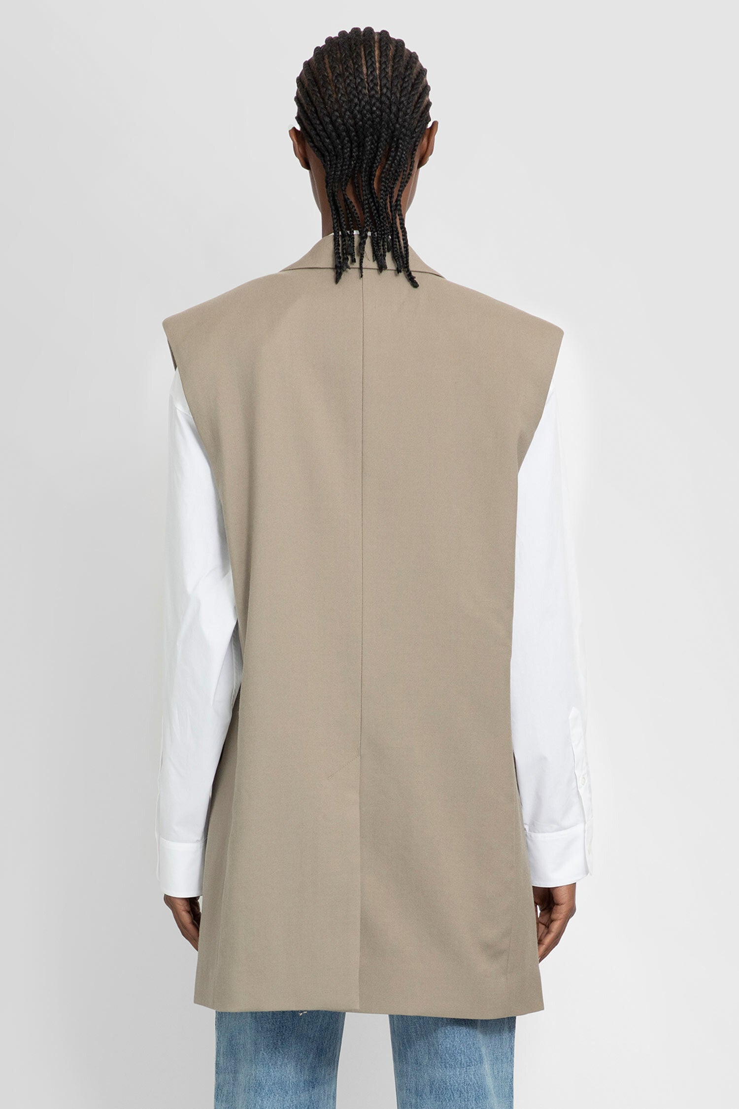 AMI PARIS WOMAN BEIGE WAISTCOATS - AMI PARIS - WAISTCOATS | Antonioli