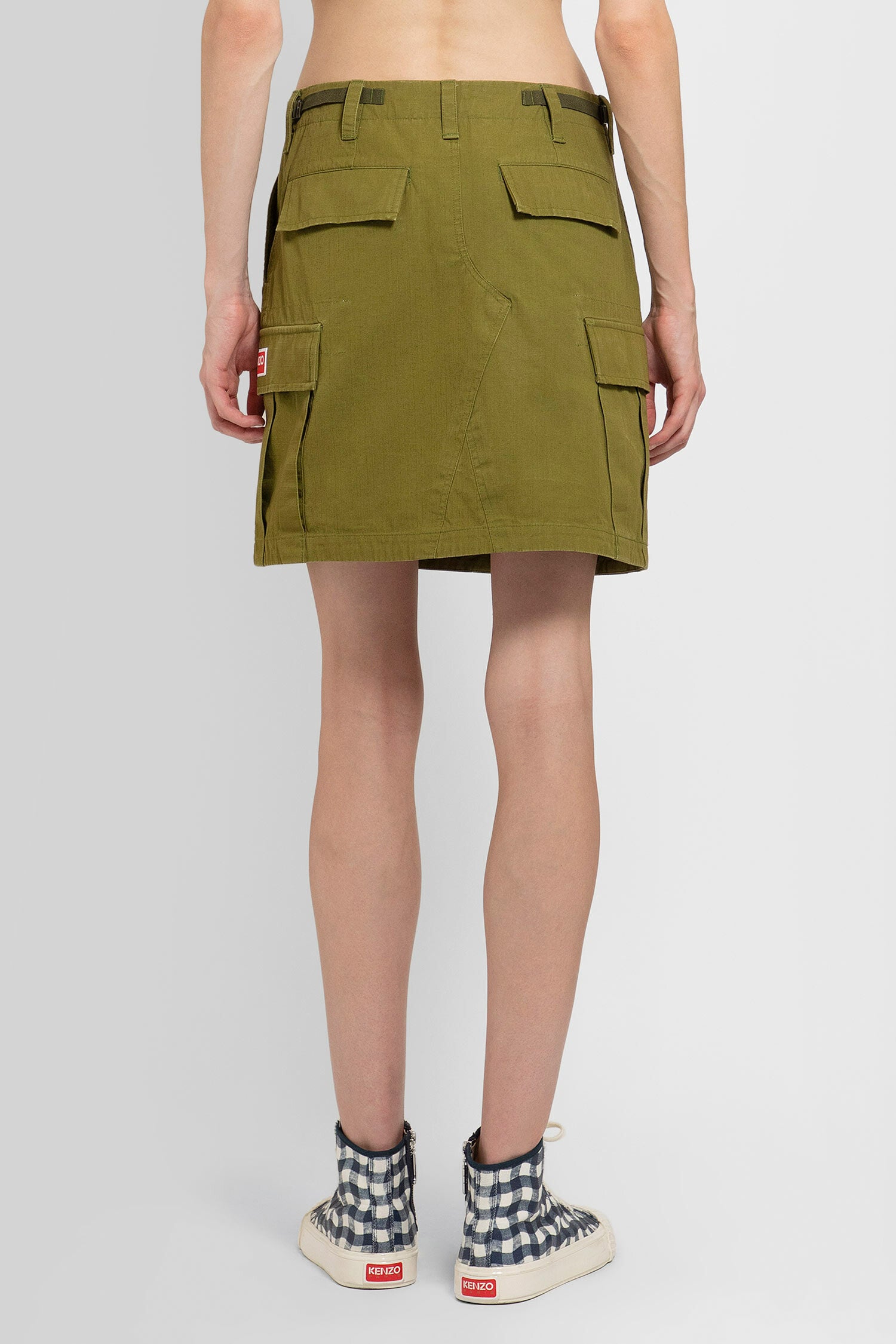 KENZO BY NIGO WOMAN GREEN SKIRTS