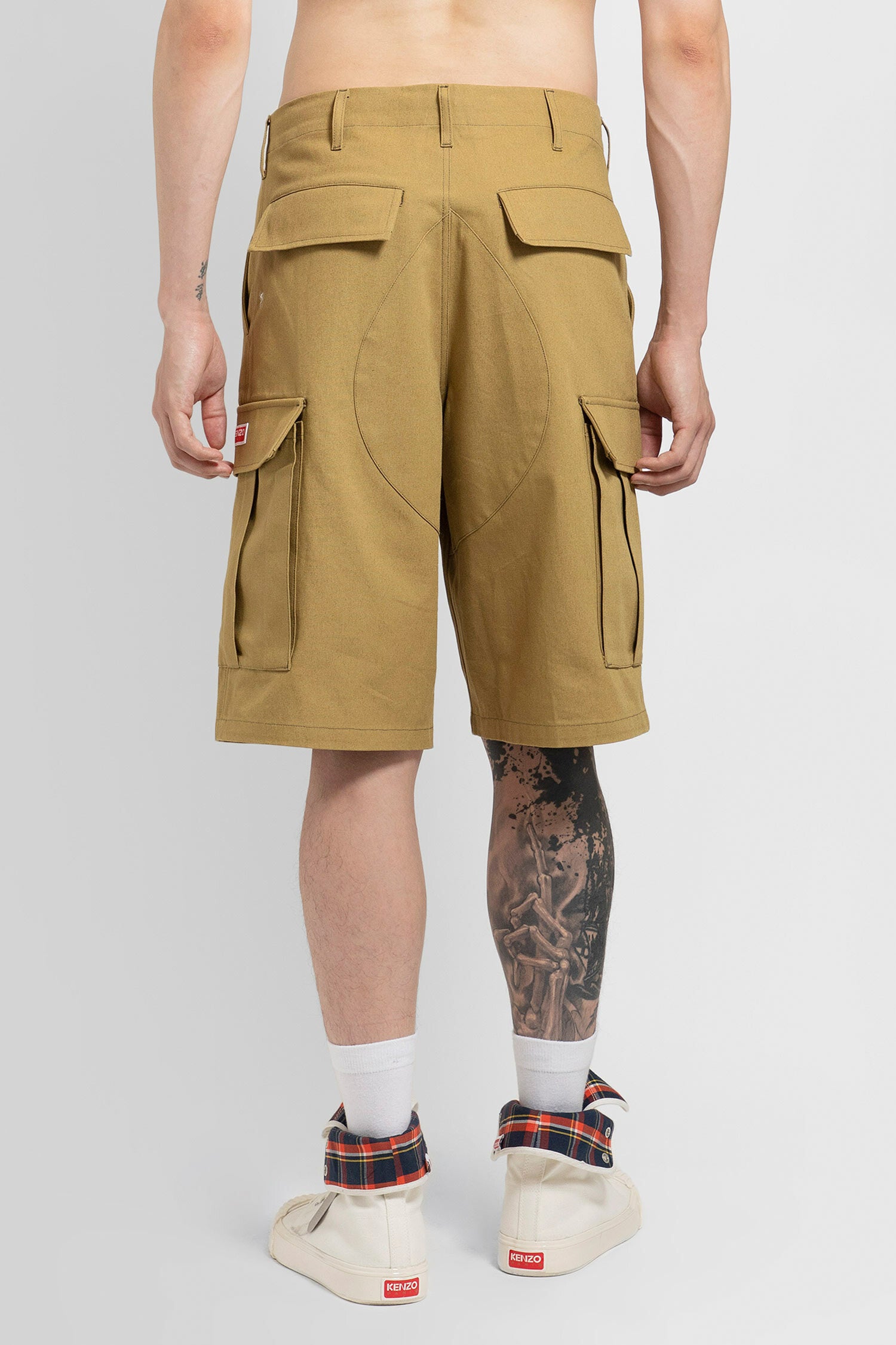 KENZO BY NIGO MAN BEIGE SHORTS & SKIRTS