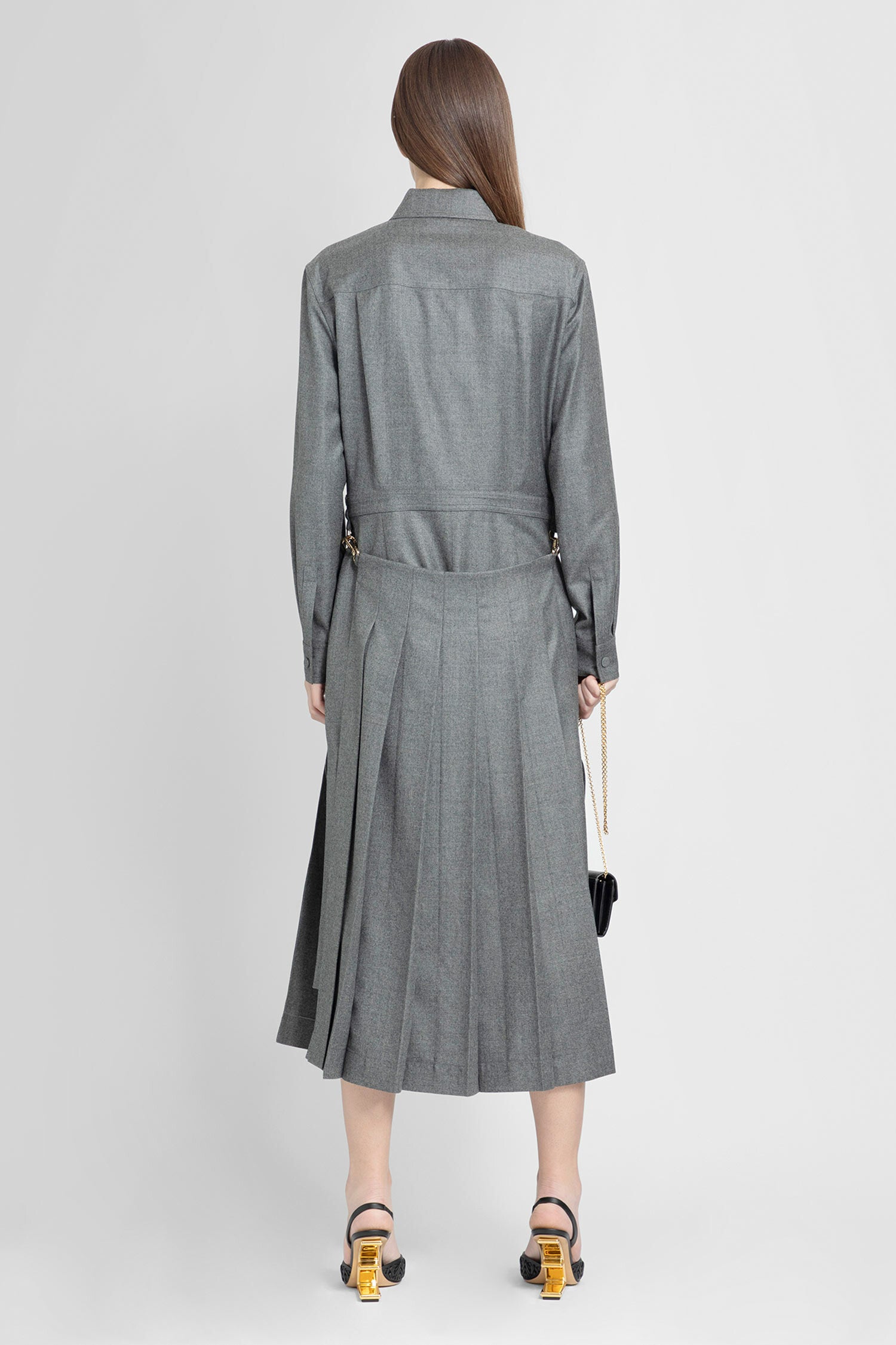 FENDI WOMAN GREY JUMPSUITS