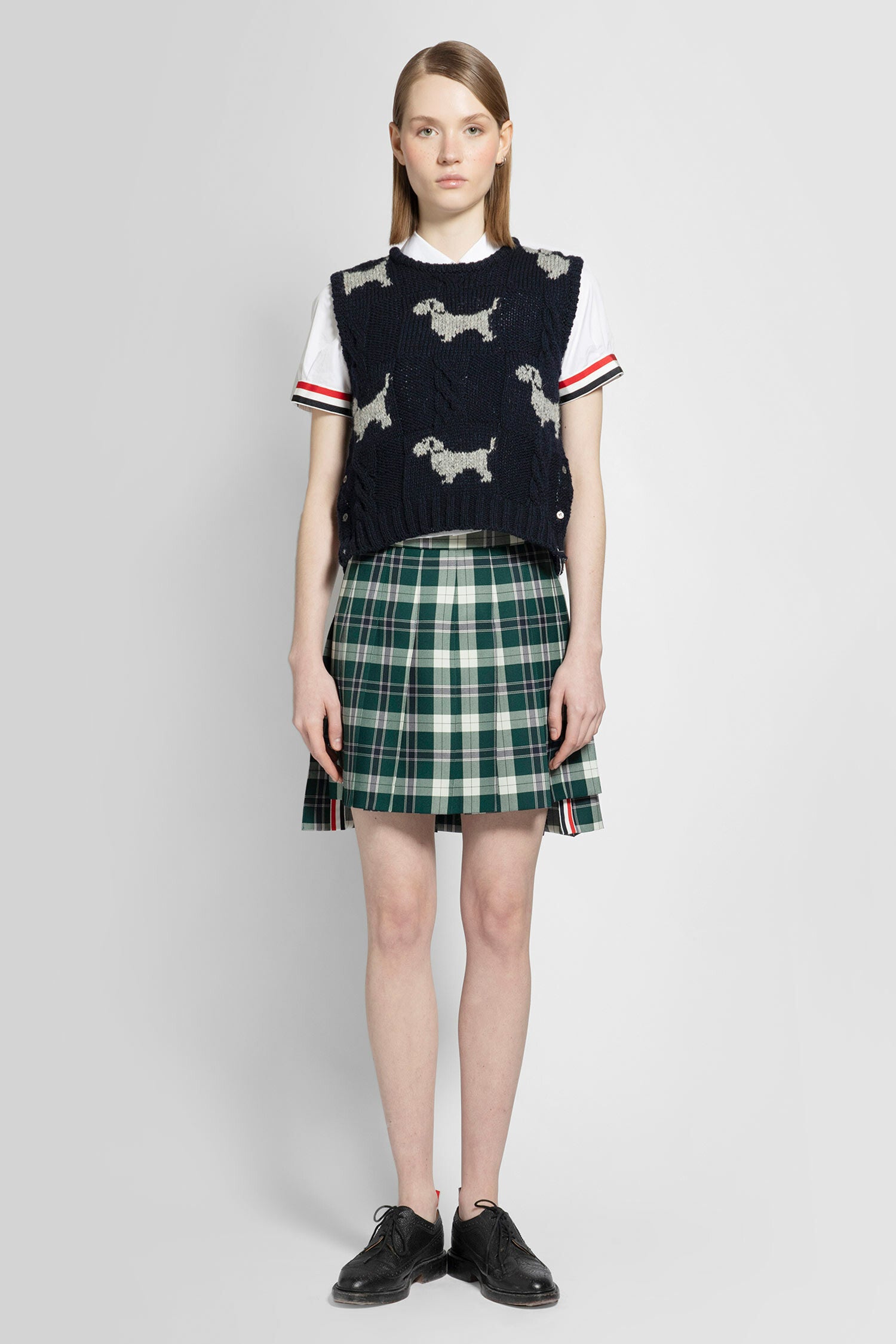 THOM BROWNE WOMAN GREEN SKIRTS