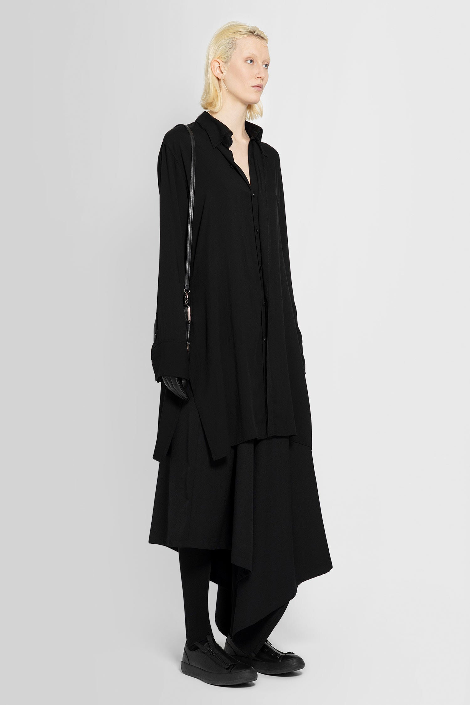 YOHJI YAMAMOTO WOMAN BLACK DRESSES - YOHJI YAMAMOTO - DRESSES