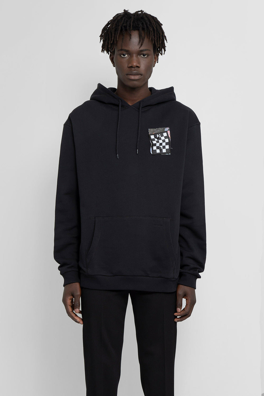 FRED PERRY X RAF SIMONS MAN BLACK SWEATSHIRTS