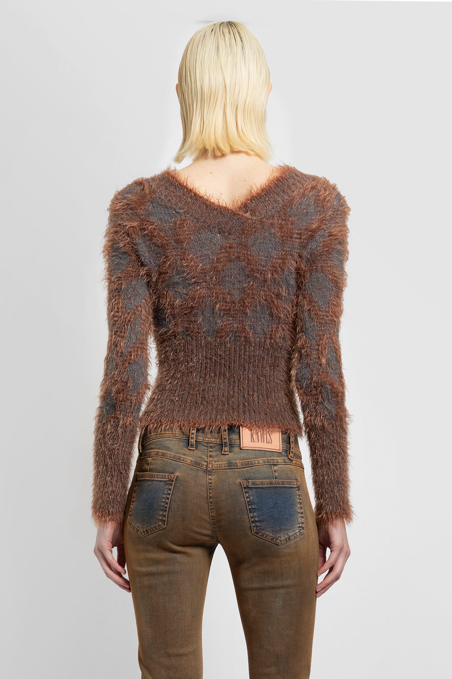 KNWLS WOMAN BROWN KNITWEAR