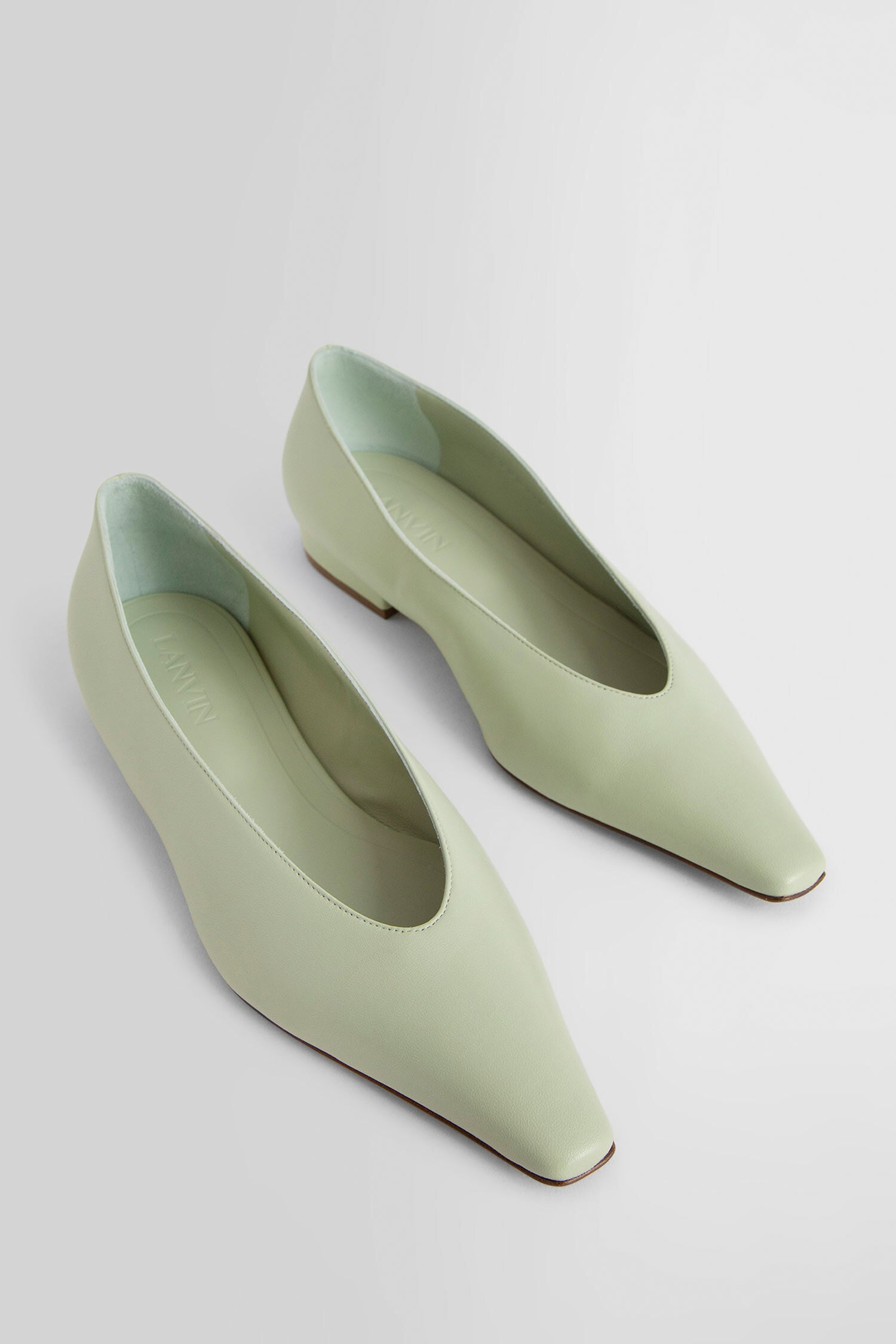 LANVIN WOMAN GREEN FLATS