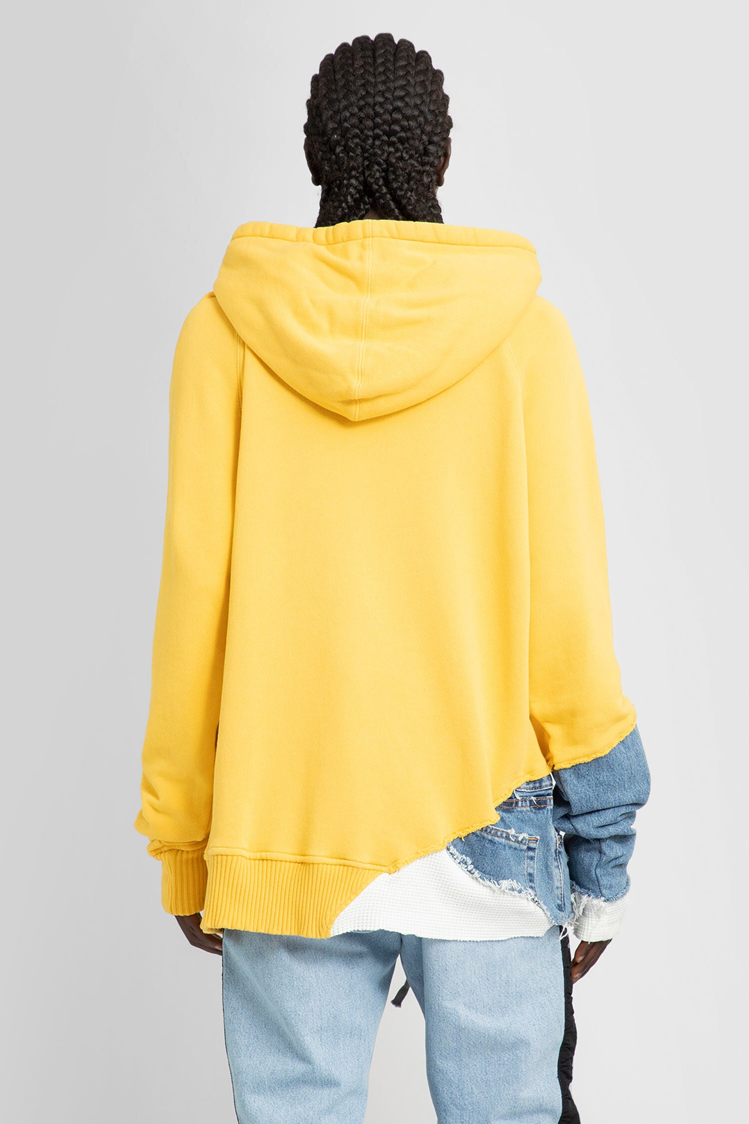 GREG LAUREN MAN YELLOW SWEATSHIRTS