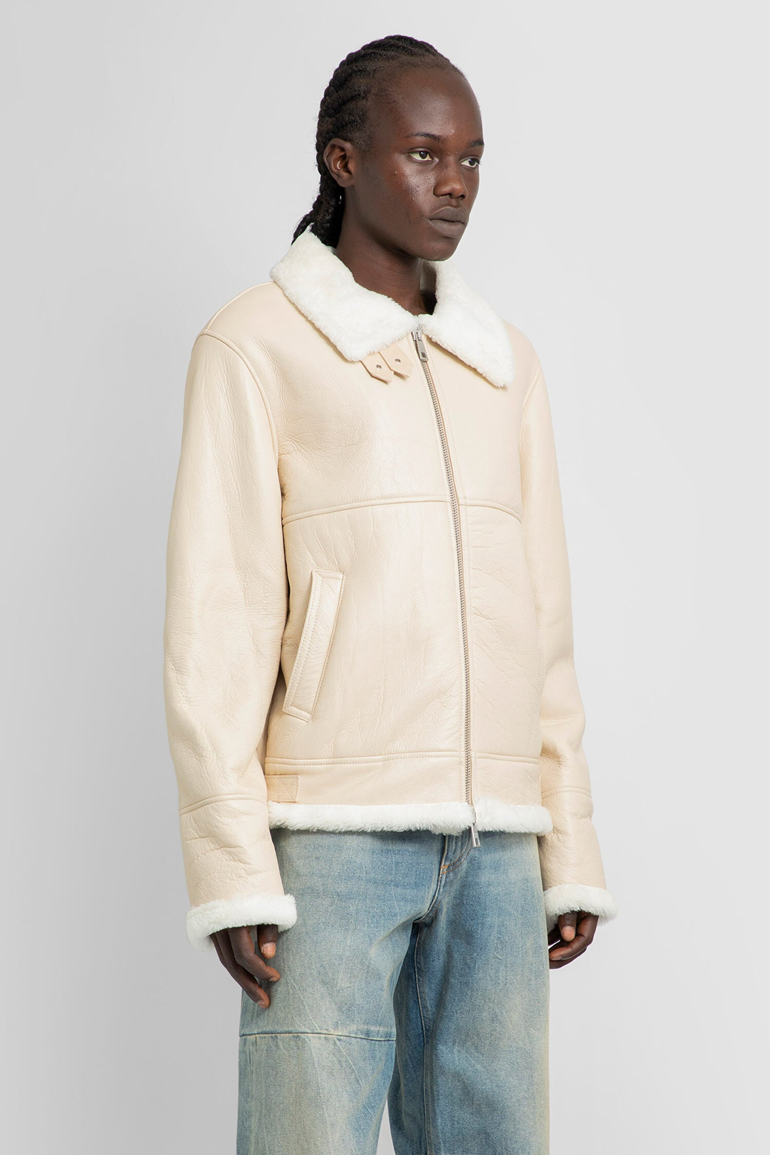 GIORGIO BRATO MAN OFF-WHITE JACKETS