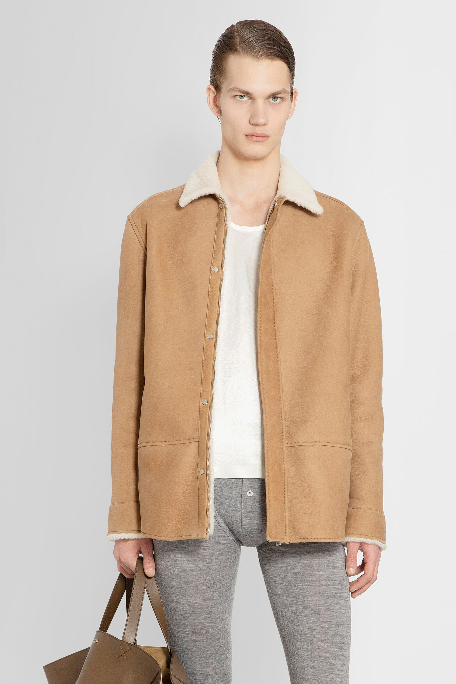 LOEWE MAN BROWN JACKETS