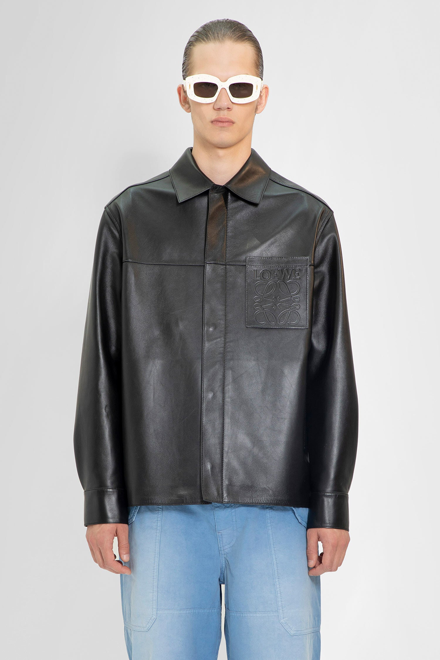 LOEWE MAN BLACK JACKETS