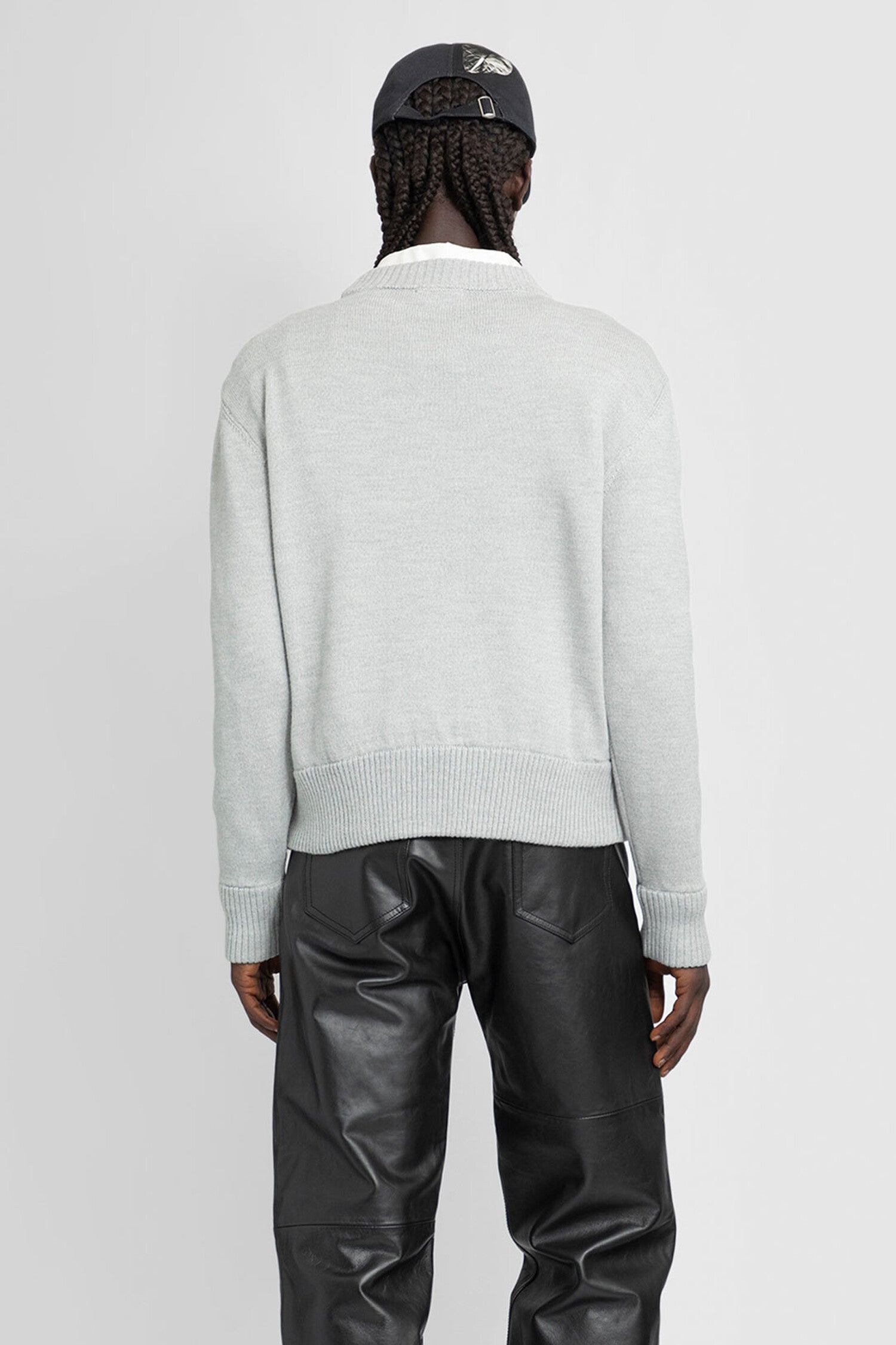 HONEY FUCKING DIJON MAN GREY KNITWEAR