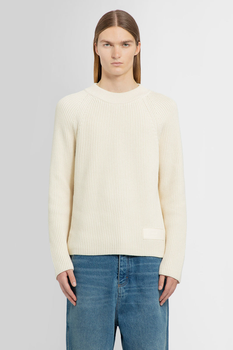 AMI PARIS MAN WHITE KNITWEAR - AMI PARIS - KNITWEAR | Antonioli