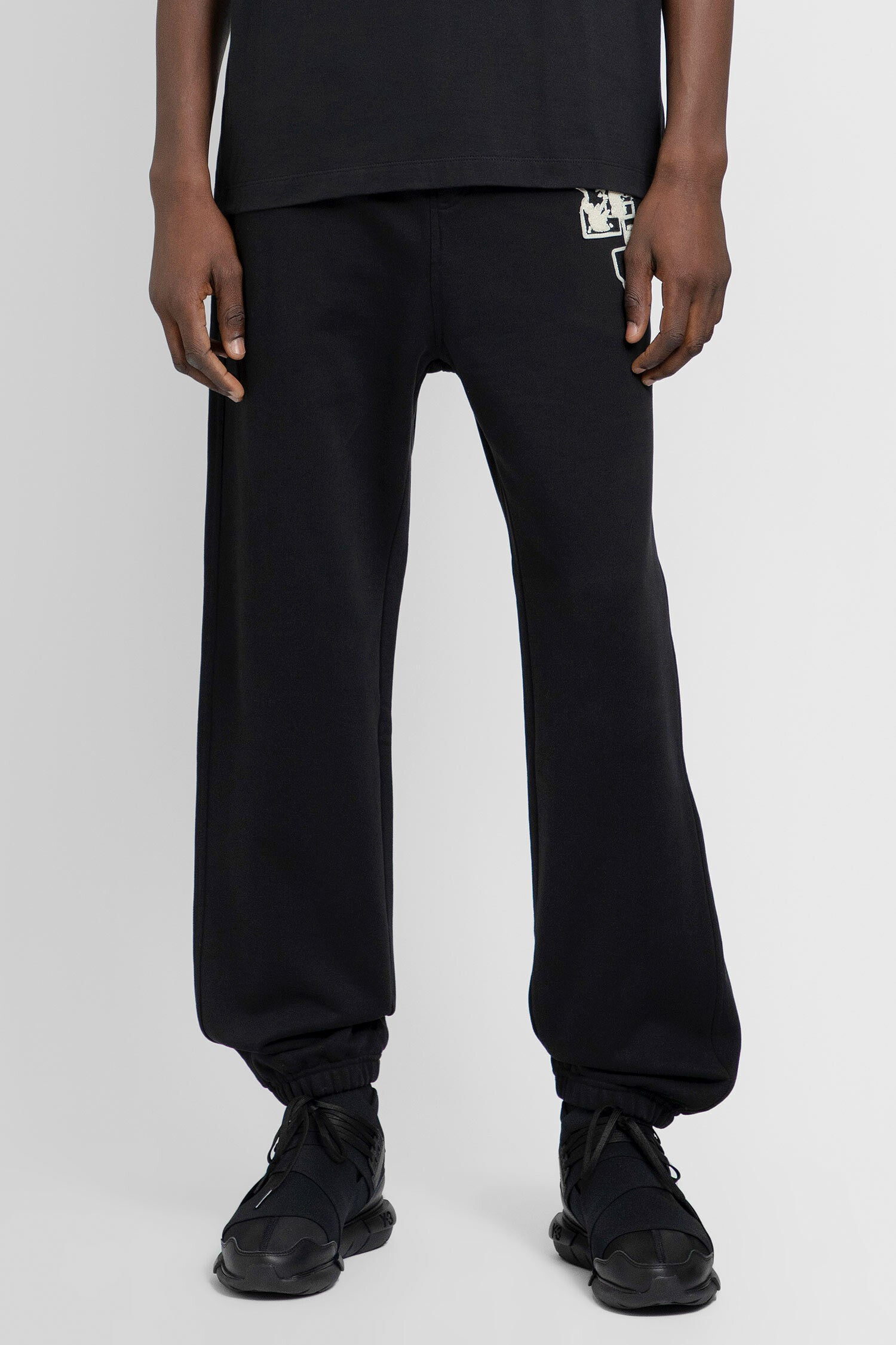 Y-3 MAN BLACK TROUSERS