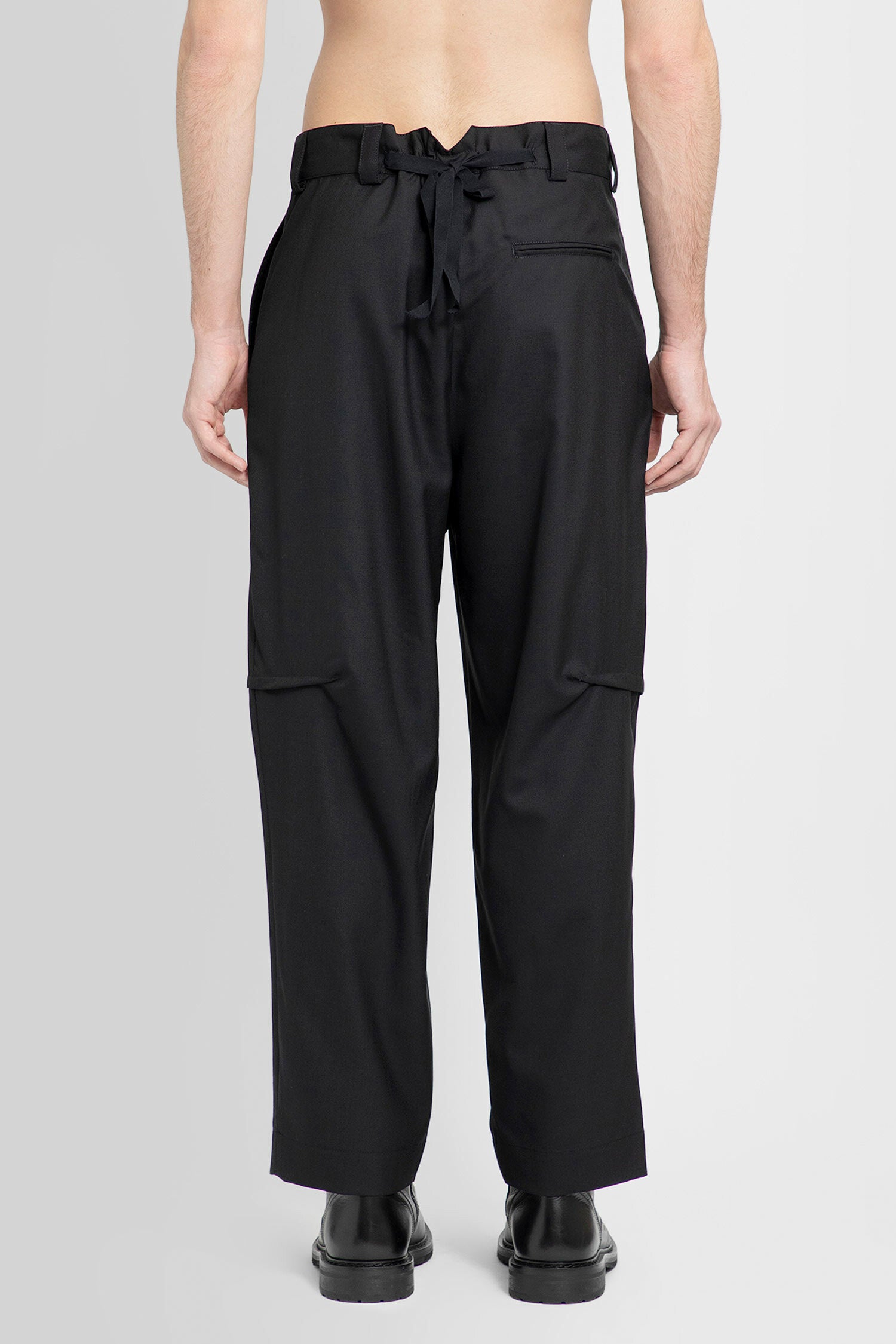 MARINA YEE MAN BLACK TROUSERS - MARINA YEE - TROUSERS | Antonioli