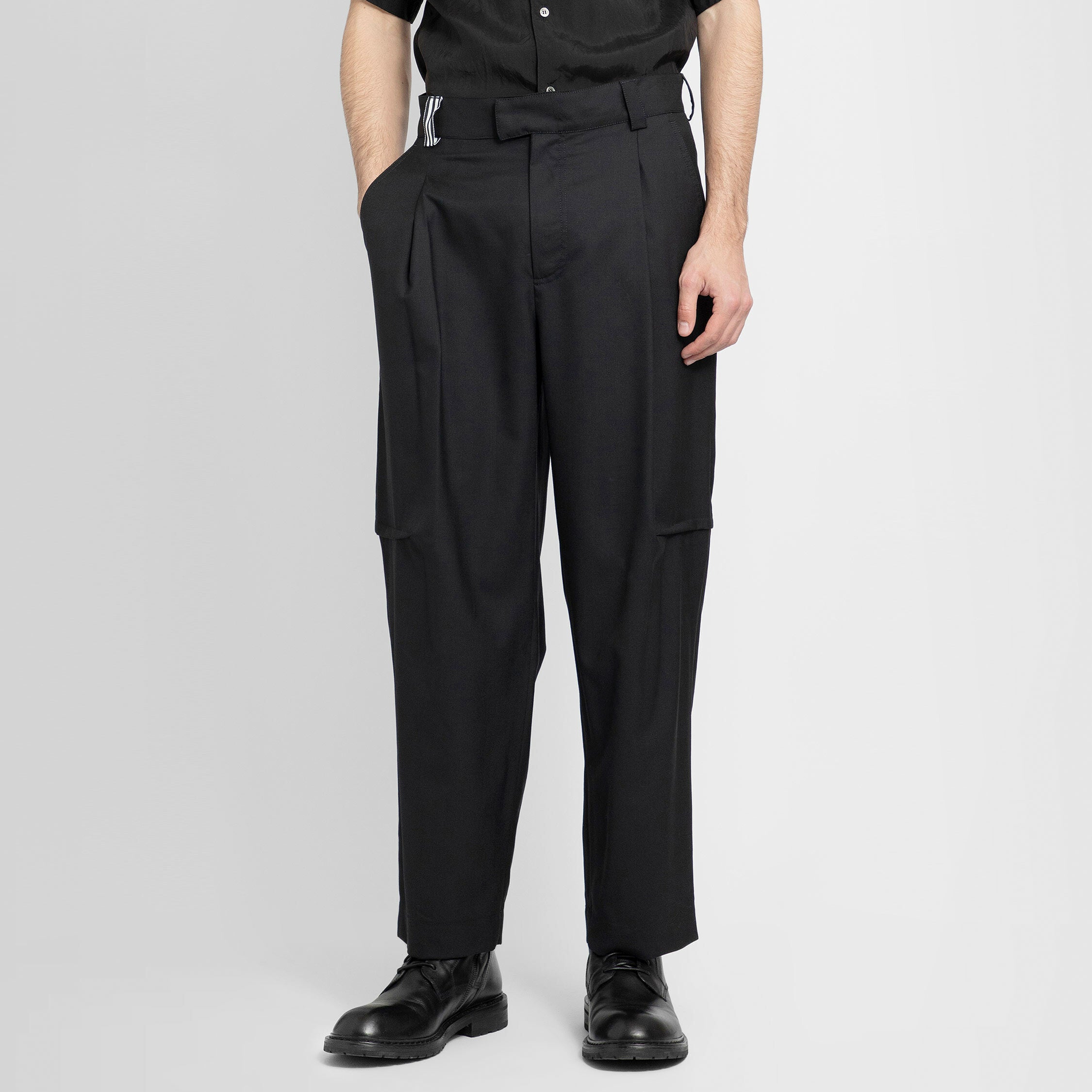 MARINA YEE MAN BLACK TROUSERS - MARINA YEE - TROUSERS | Antonioli