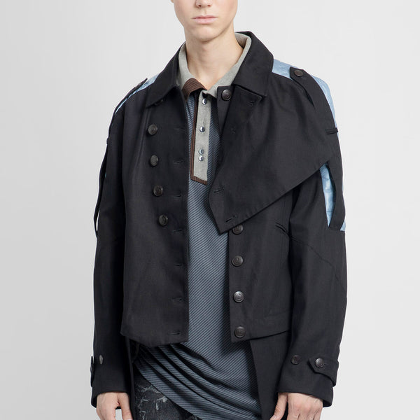 KIKO KOSTADINOV MAN BLACK JACKETS - KIKO KOSTADINOV - JACKETS