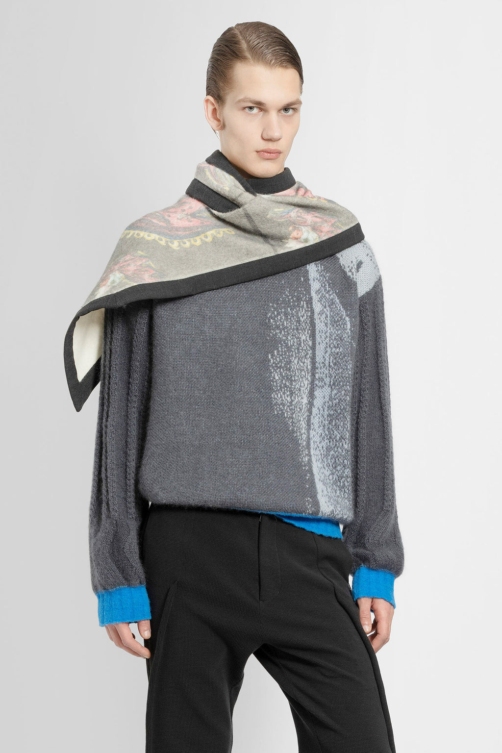 KIKO KOSTADINOV MAN GREY KNITWEAR