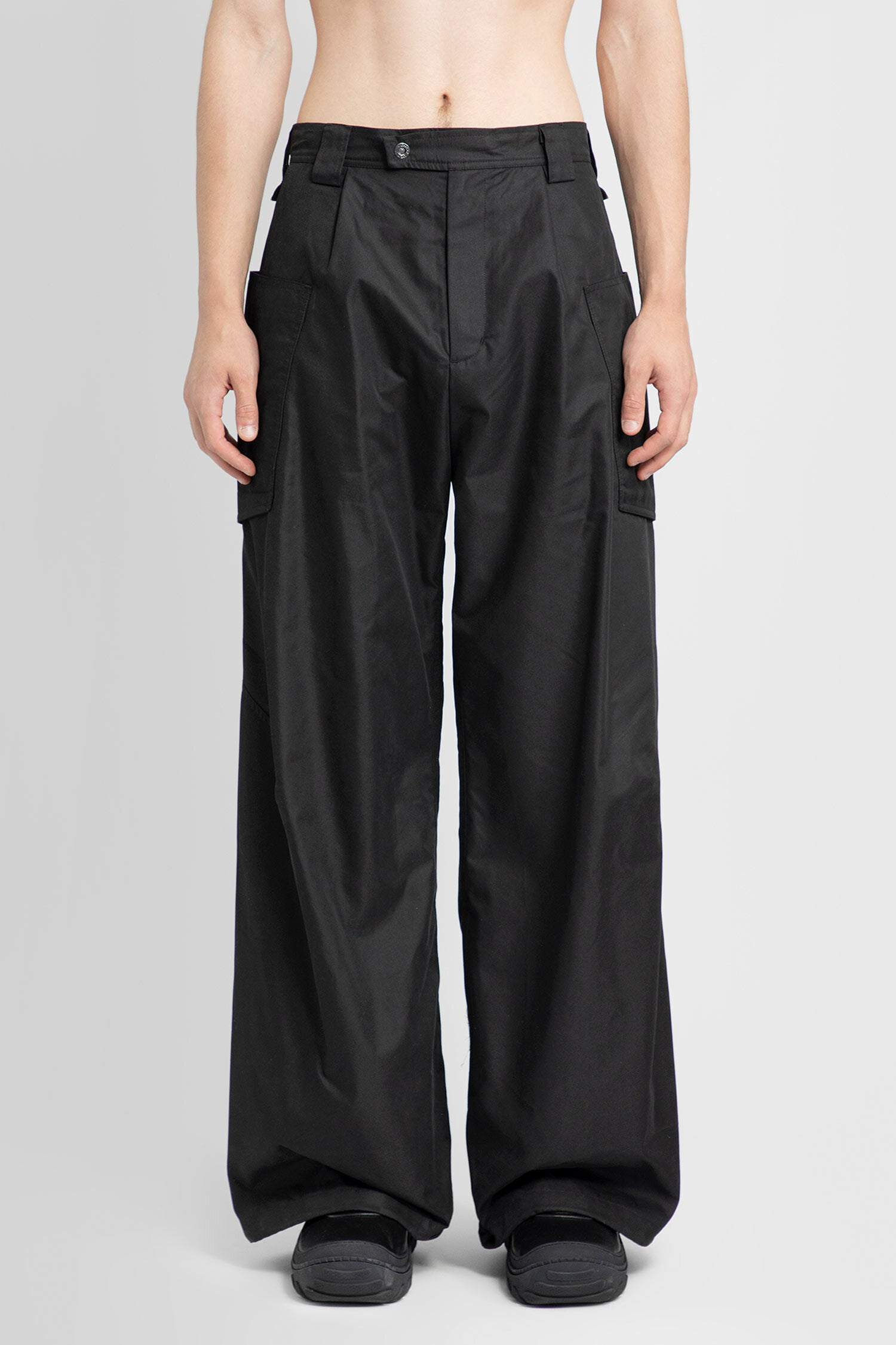 kiko kostadinov 23aw meno wide trousers-