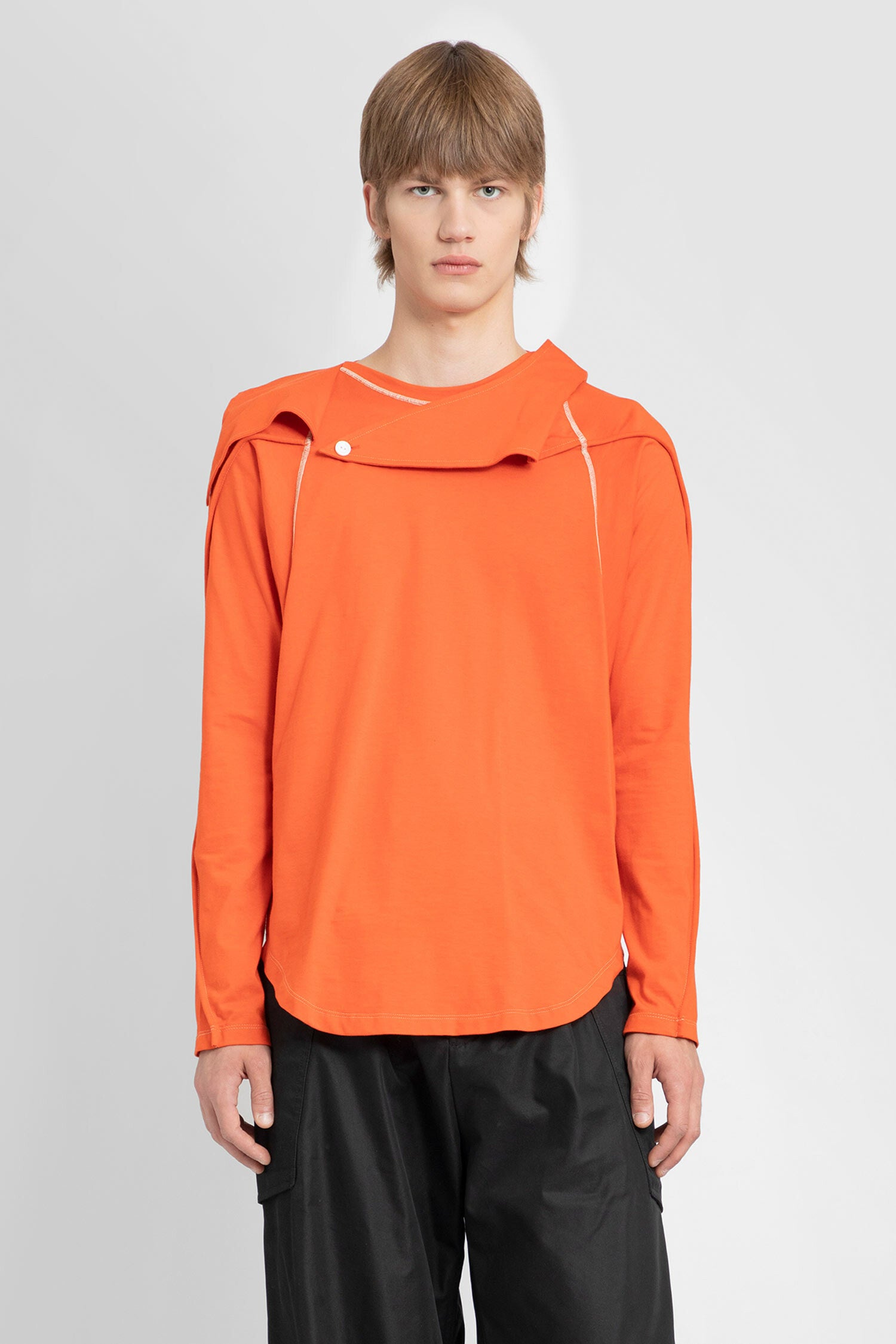 KIKO KOSTADINOV MAN ORANGE T-SHIRTS & TANK TOPS