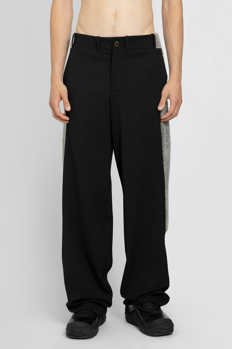 KIKO KOSTADINOV MAN BLACK TROUSERS - KIKO KOSTADINOV - TROUSERS