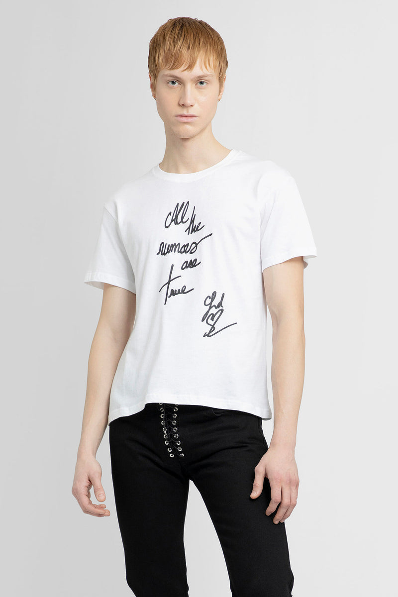 LUDOVIC DE SAINT SERNIN MAN WHITE T-SHIRTS