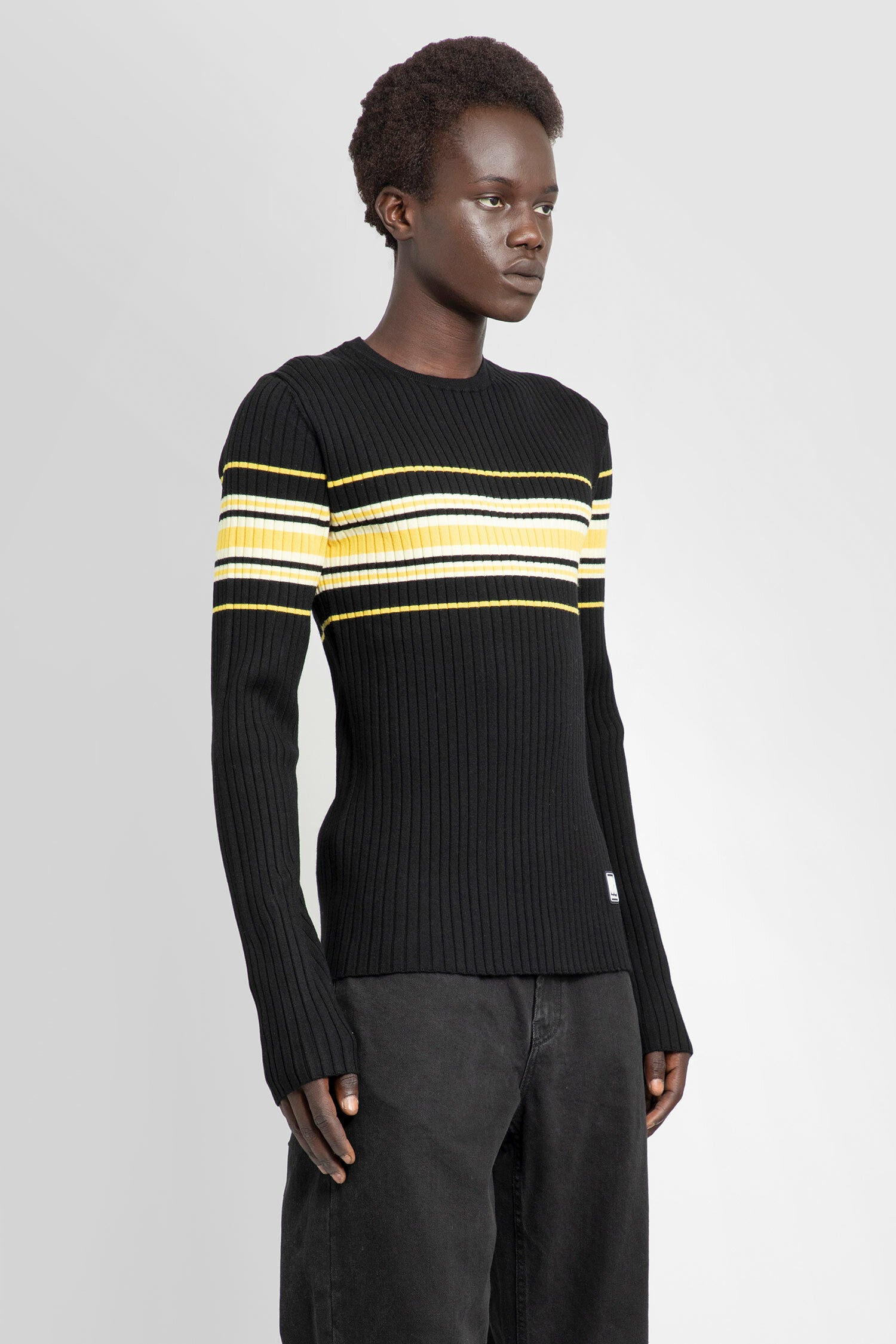 WALES BONNER MAN BLACK KNITWEAR