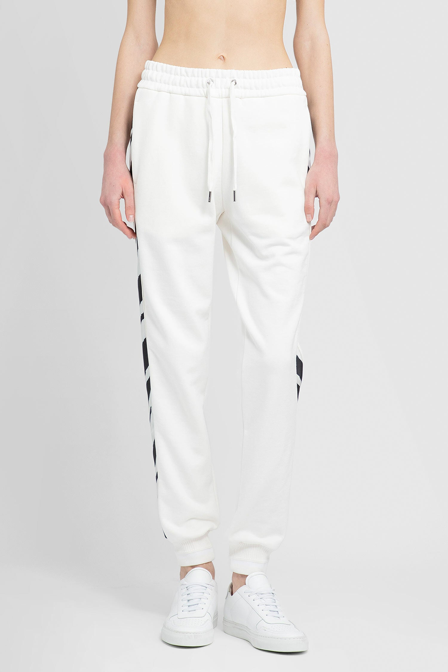 MCM WOMAN WHITE TROUSERS