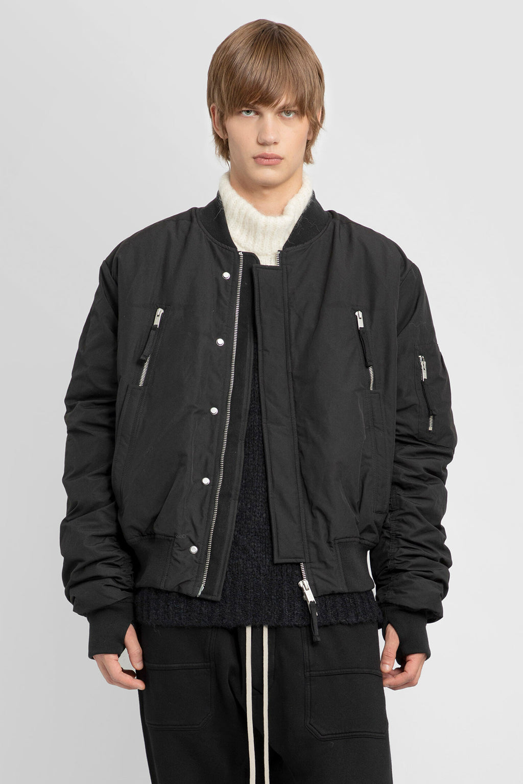 thom krom / BOMBER JKT / BLK - ブルゾン