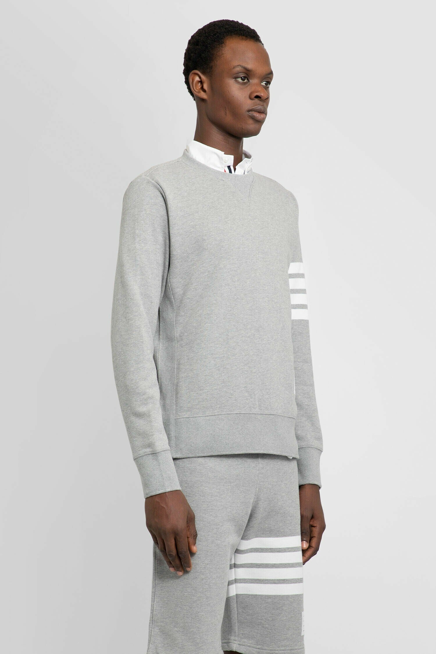 THOM BROWNE MAN GREY SWEATSHIRTS