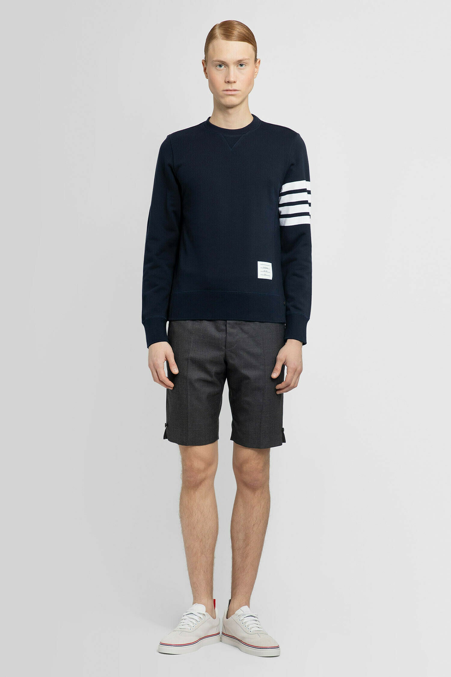 THOM BROWNE MAN BLUE SWEATSHIRTS