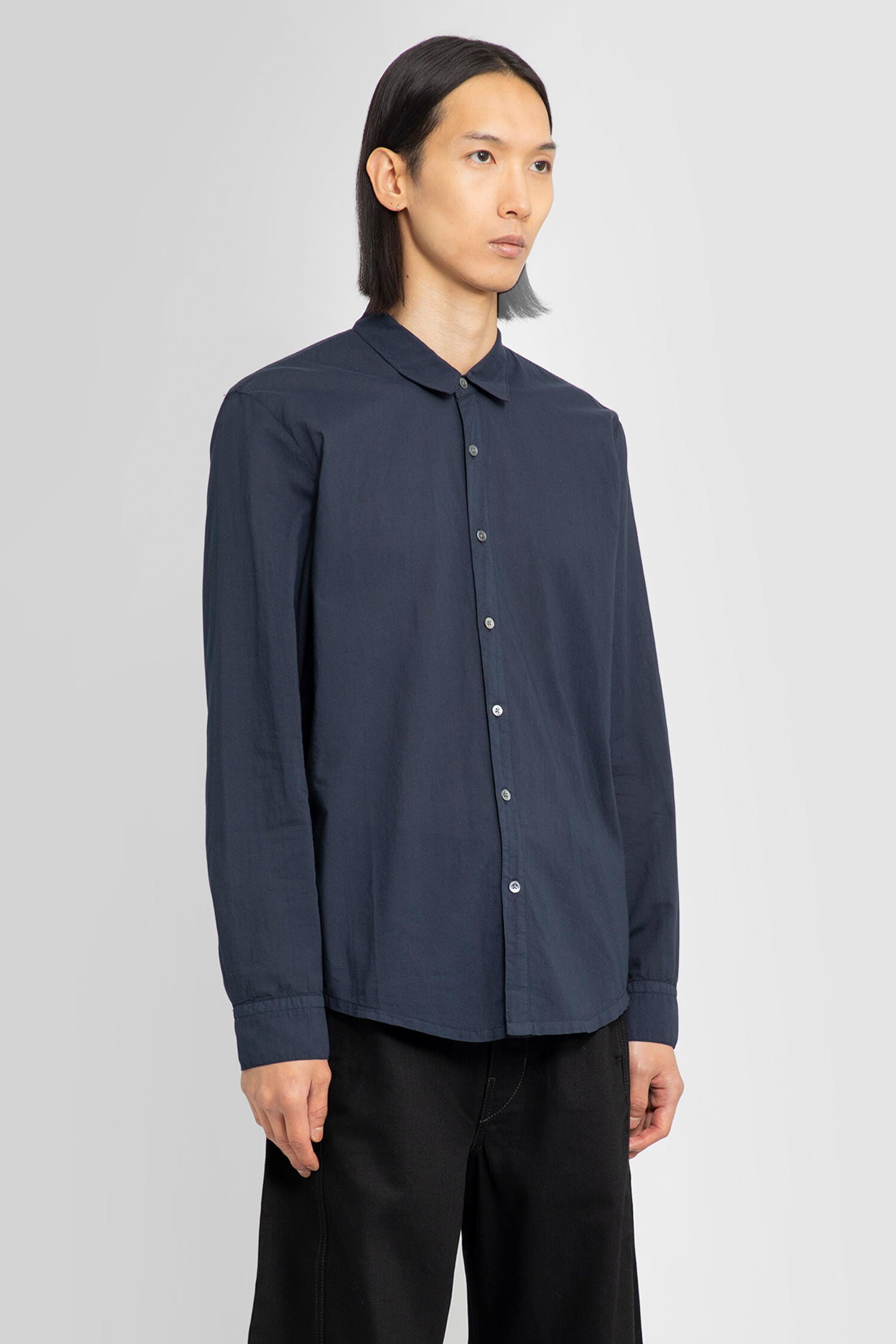 JAMES PERSE MAN BLUE SHIRTS