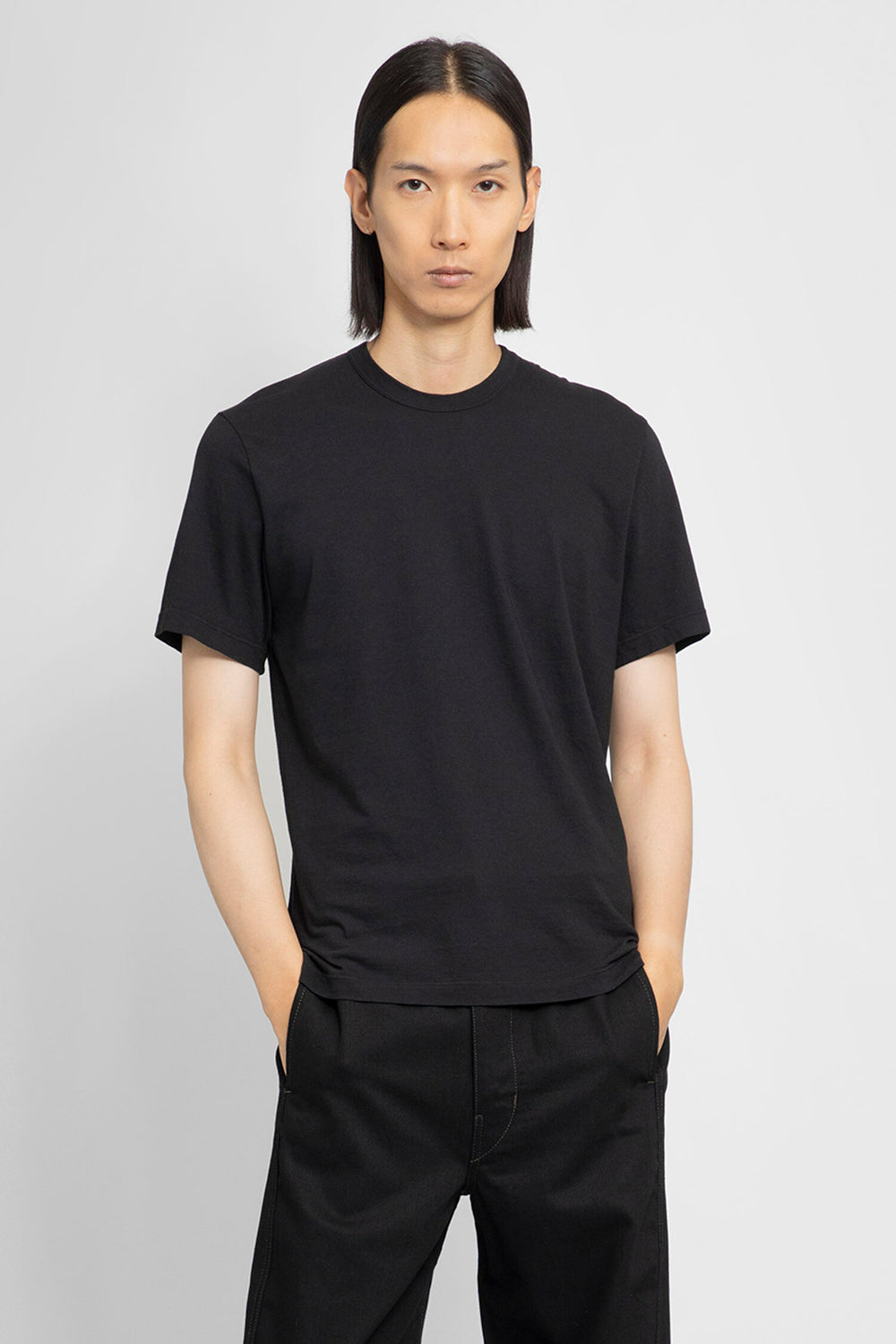 JAMES PERSE MAN BLACK T-SHIRTS & TANK TOPS