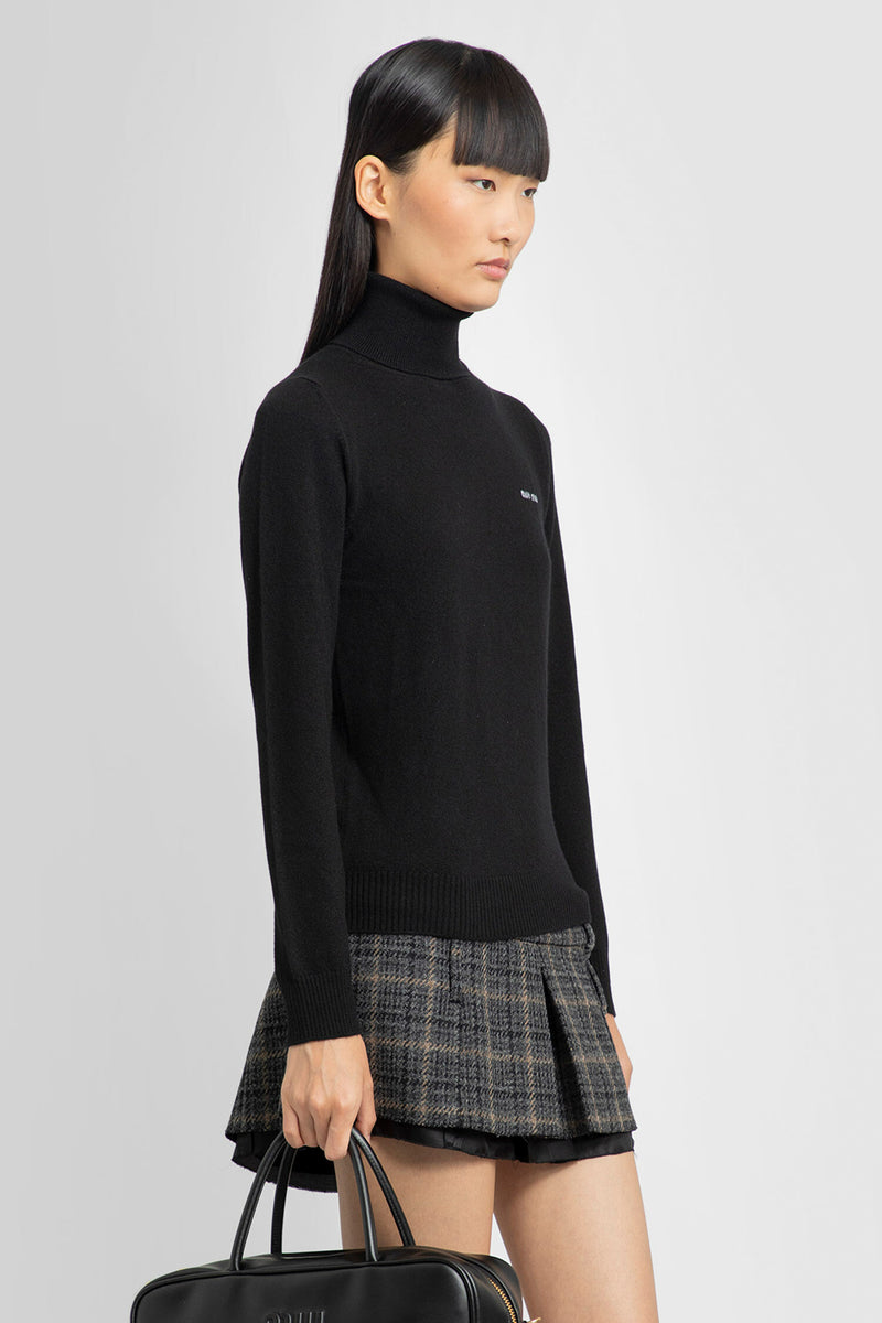 MIU MIU WOMAN BLACK KNITWEAR - MIU MIU - KNITWEAR | Antonioli