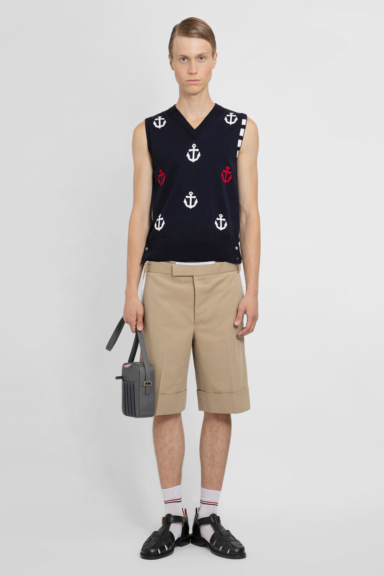 THOM BROWNE MAN BEIGE SHORTS & SKIRTS