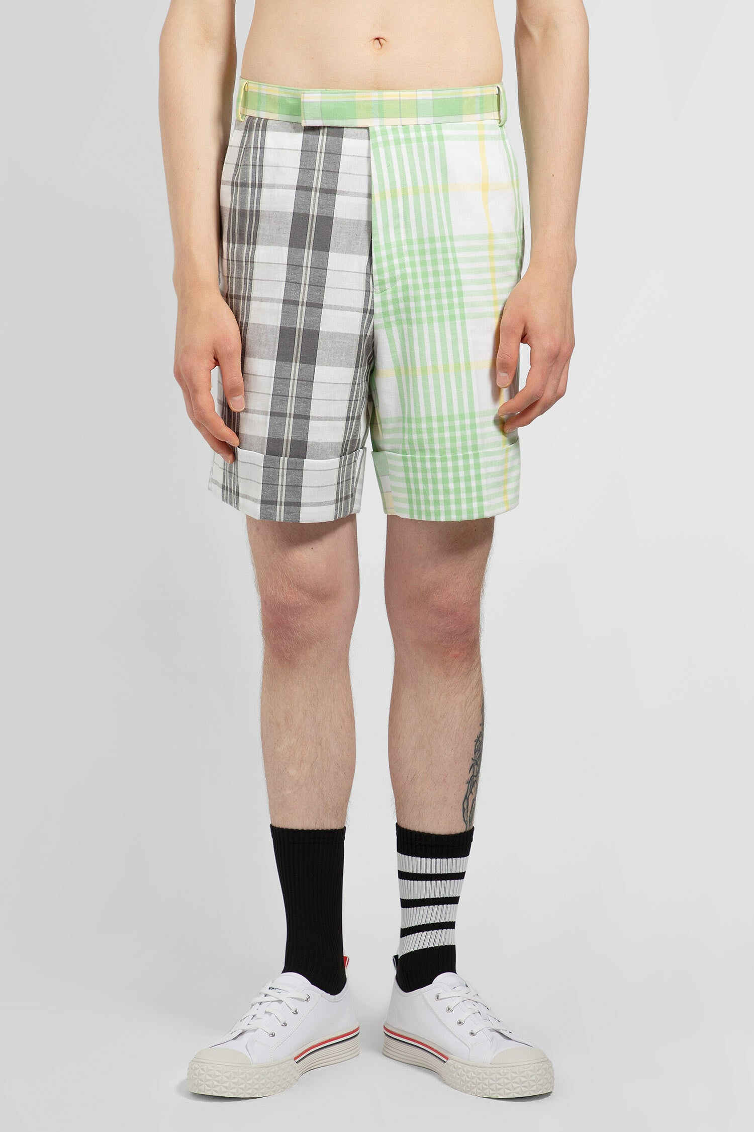 THOM BROWNE MAN MULTICOLOR SHORTS & SKIRTS