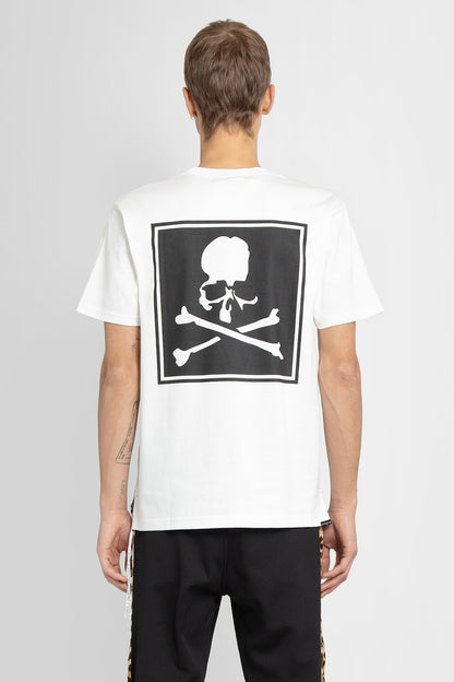 MASTERMIND WORLD MAN WHITE T-SHIRTS & TANK TOPS