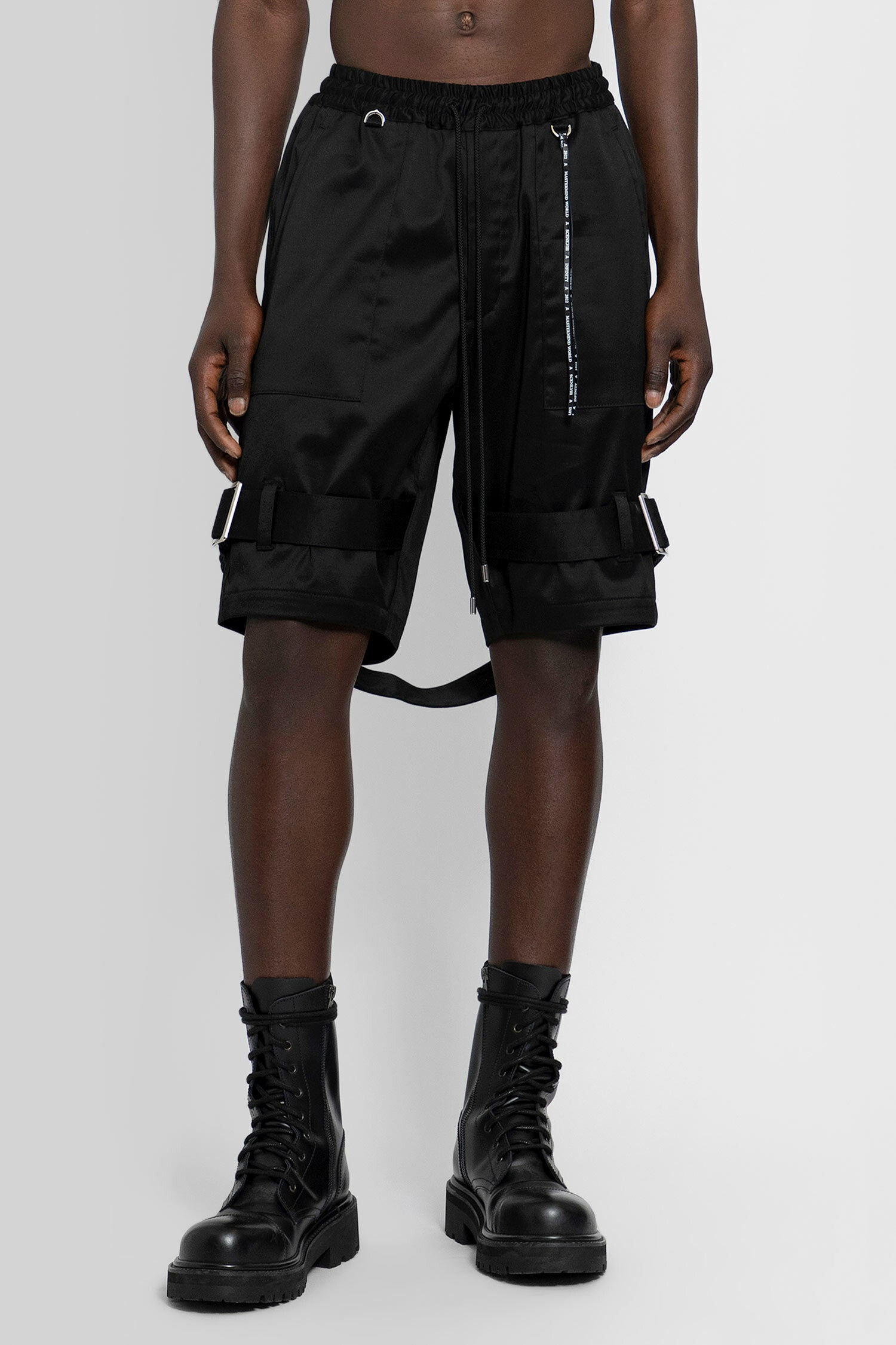 MASTERMIND WORLD MAN BLACK SHORTS & SKIRTS