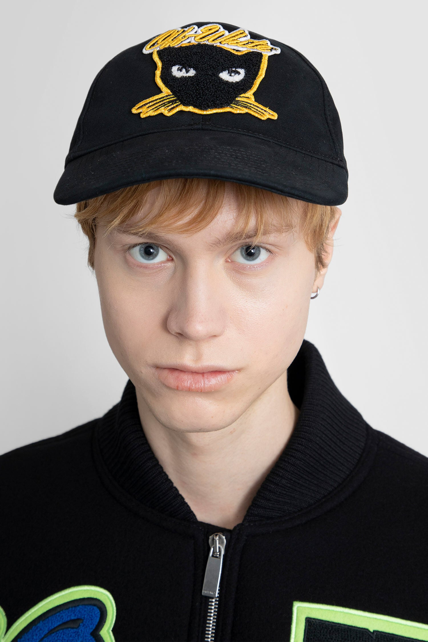 OFF-WHITE MAN BLACK HATS