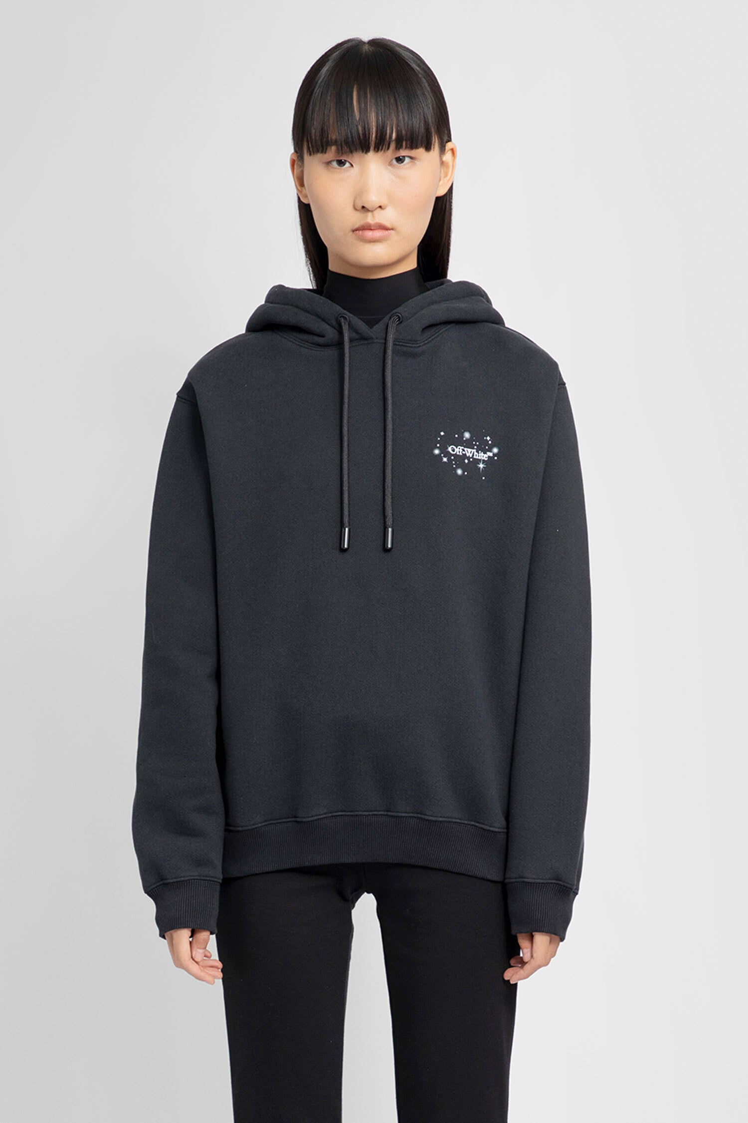 OFF-WHITE WOMAN BLACK SWEATSHIRTS