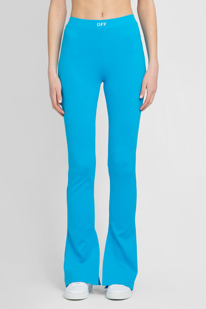 OFF-WHITE WOMAN BLUE TROUSERS