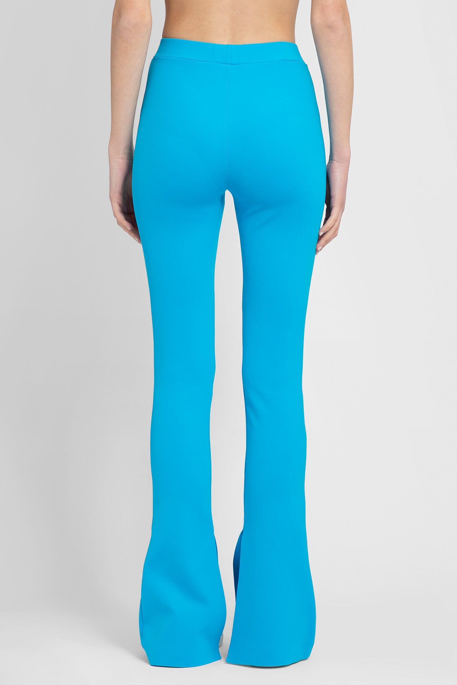 OFF-WHITE WOMAN BLUE TROUSERS